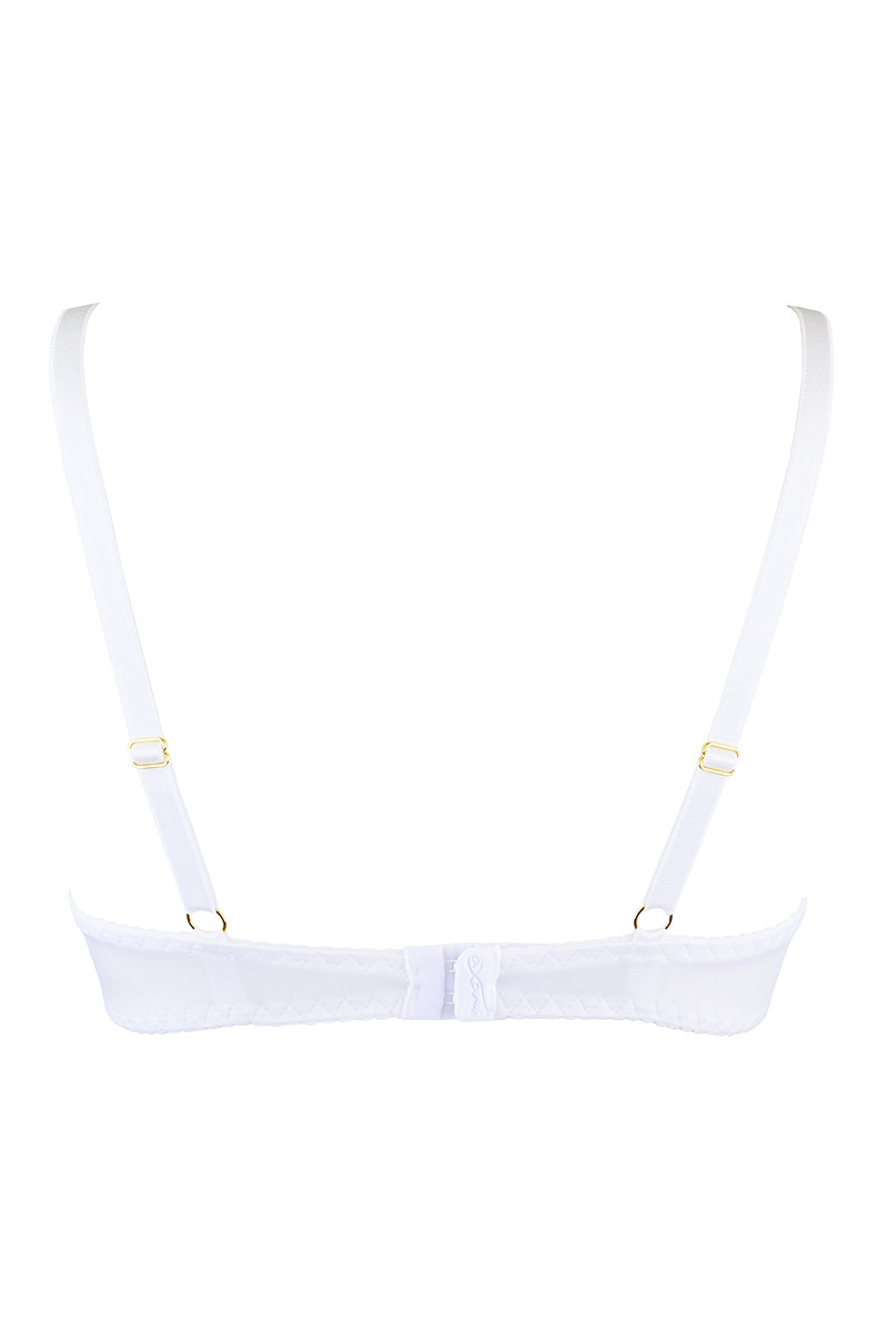 Soutien Gorge Seins Nus Blanc Clous Love Cave