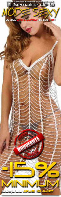 -15% sur TOUTES les Tenues Sexy
