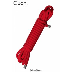 Corde Bondage 10 Mètres Rouge