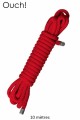 Corde Bondage 10 Mètres Rouge