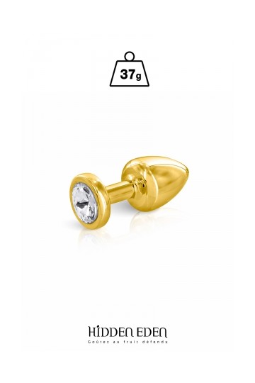 Plug Anal Bijou Aluminium Gold Taille XS