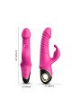 Vibro Rabbit Va et Vient et Rotation Rose Dreamy Toys