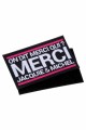 Ecusson Rectangle Velcro Jacquie et Michel Jacquie & Michel