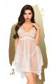Nuisette Babydoll Blanche Naughty Doll