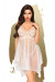 Nuisette Babydoll Blanche Naughty Doll