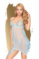 Nuisette Babydoll Bleu Naughty Doll Penthouse