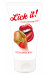 Lubrifiant Gel de Massage Végétalien Comestible Goût Fraise 50ml