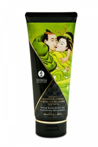Crème Massage Délectable Poire et Thé Vert Exotique Shunga