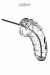 Cage Chasteté 10cm avec Sonde Urétrale ManCage 16