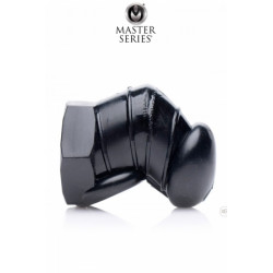 Cage de Chasteté Restrictive Noire by Master Series
