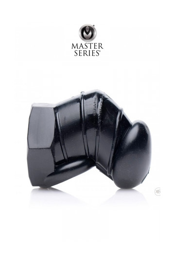 Cage de Chasteté Restrictive Noire by Master Series