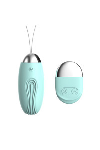 Oeuf Vibrant Rainuré Turquoise USB Télécommandé Dreamy Toys