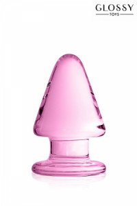 Plug Anal en Verre Glossy Toys N° 23 Pink Glossy Toys