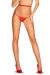 Collants Rouge Filet Grande Résillle