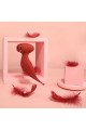 Oiseau du Paradis Vibro 2 en 1 Rouge Dreamy Toys