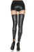 Bas Fetish Sans Pied WetLook Laçage Corset