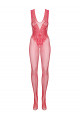 Combi Bodystocking Ailes d'Ange Rouge Obsessive