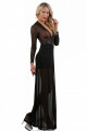 Robe Sexy Chic Longue Micro Résille Jupe Courte Wetlook Soisbelle