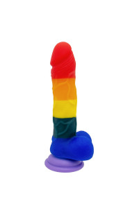 Gode Ventouse Réaliste Multicolore Testicules 20 X 3.7 cm Dreamy Toys