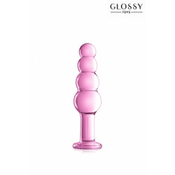 Plug Verre Glossy Toys N° 9 Pink 18,5 x 5