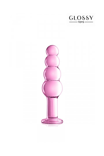 Plug Verre Glossy Toys N° 9 Pink 18,5 x 5