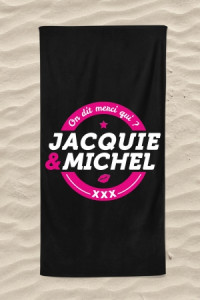 Serviette de Plage Jacquie et Michel Jacquie & Michel