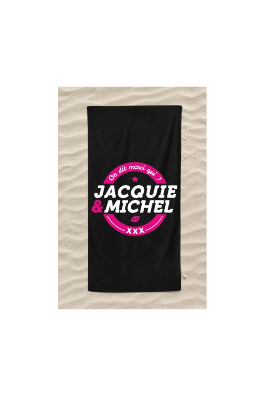 Ecusson rectangle velcro Jacquie et Michel - Jacquie & Michel