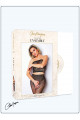 Ensemble Sexy Maille Ajourée Top Bandeau Collant Ouvert Clara Morgane Lingerie