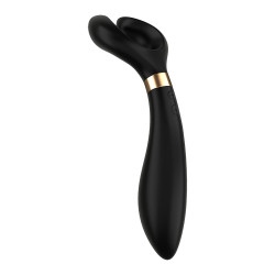 Vibromasseur et Stimulateur Noir Homme et Femme Endless Fun Satisfyer 