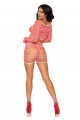  Ensemble 2 pièces Mesh et Strass Rose Leg Avenue