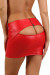 Mini Jupe Rouge Libertine Fesses Ouvertes