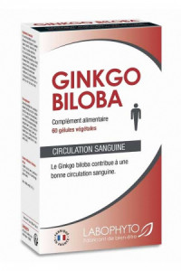 Erection Ginkgo Biloba Extra fort - 60 Gélules Labophyto