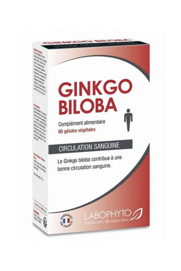 Erection Ginkgo Biloba Extra fort - 60 Gélules