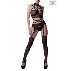 Set Fetish Harnais et Voile Sexy Chic Taille XL