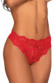 Tanga Rouge Entrejambe Ouvert Dreamgirl