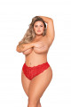 Tanga Rouge Ouvert Grande Taille Dreamgirl