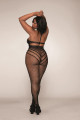 BodyStocking Combi Résille Rayée Grande Taille Dreamgirl