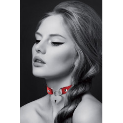 Collier Rouge Cadenas Coeur - Bijoux Pour Toi