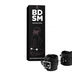 Menottes de Bondage Noires BDSM Collection