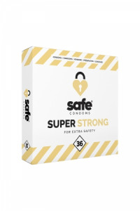 36 Préservatifs Anal Safe Super Strong Safe