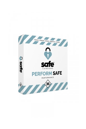 36 Préservatifs Retardant Safe Performance