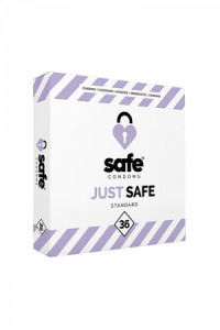 36 Préservatifs Anatomiques Just Safe Standard Safe