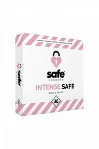 36 Préservatifs Picots Safe Intense Safe