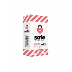 10 Préservatifs Hyper Lubrifiiés Safe Super Lube