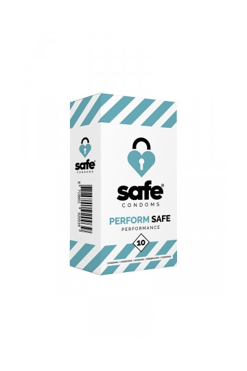 10 Préservatifs Retardants Safe Performance