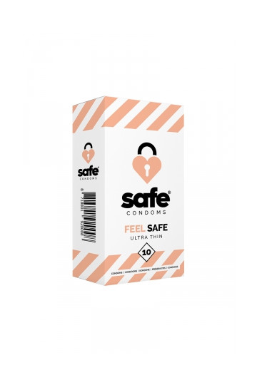 10 Préservatifs Ultra Fin Feel Safe