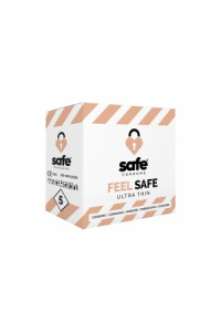 5 Préservatifs Ultra Fin Feel Safe Safe