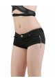 Mini Short Sexy Noir Avec Strass Soisbelle