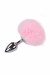 Plug Anal Métal Fluffy S Rose