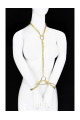 Chaine Dorée Collier Menottes Poignet Spazm